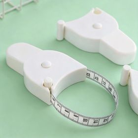 1 Piece Automatic Y-Shaped 3D Body Measuring Tape Soft Faux Leather Tape with Locking Mechanism and Ergonomic Grip, Portable, Centimeter-Scaled