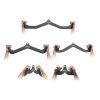 LAT Pulldown Attachments, Cable Machine Rowing T-bar V-bar 5 Set, Tricep Pull Down Bar, Back Strength Training Rubber Coated Handle Grip