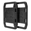 Cast Iron Ruck Weights, 10LB Pair Ruck Plate, Weighted Weights for Rucking, Adjustable Ruck Plate with Straps, for Rucking, Swings, Squat