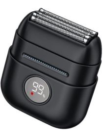 ZCYLPT Foil Shaver,Magnetic Electric Shaver for Men,Mini Reciprocating Portable with USB-C Rechargeable, Waterproof, Cordless, Double Floating Blade