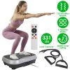 Vibration Exercise Machine With Resistant Bands and Remote Control