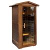 Red Cedar Single Outdoor Sauna Outdoor Indoor Wooden Sauna Room