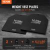 Weight Vest Plates, 14.5 LB Pairs, Premium Steel Weighted plates, Contoured Ergonomic Fit â€“ WODs, Additional Weight for Weight Vests
