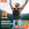Weighted Vest, 40lb Weight Vest, Adjustable Body Weight Jacket for Men Women, Workout Equipment for Strength and Endurance Training, Running, Jogging