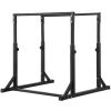 Dip Bar, 800 lbs Capacity, Heave Duty Dip Stand Station with Adjustable Height, Fitness Workout Dip Bar Station Stabilizer Parallette Push Up Stand