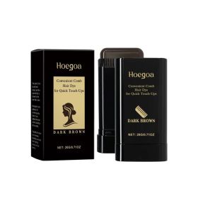 Hoegoa Hair Hair Hair Color Temporary Hair Hair Stick Is A Naturally Gentle And Non-irritating Pigmentation Hairdresser (Option: Black brown-1pcs)