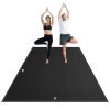 Exercise Mat, Non Slip High Density Premium Yoga Mat, Exercise Yoga Mat for Men & Women, Fitness & Exercise Mat with Bag & Carry Strap