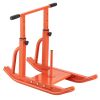 Weight Sled, Steel Power Sled, Fitness Training Sleds for Athletic Exercise Speed Improvement, Workout Equipment with Adjustable Height Handle