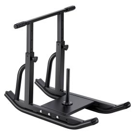 Weight Sled, Steel Power Sled, Fitness Training Sleds for Athletic Exercise Speed Improvement, Workout Equipment with Adjustable Height Handle (Support Rod Size: 1&2 inches, Color: Black)